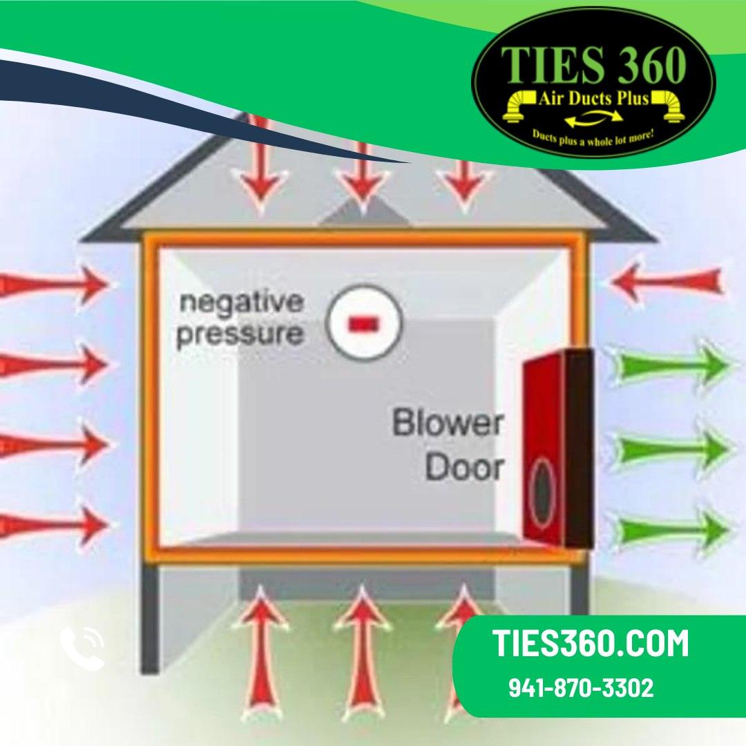 Blower door test 1